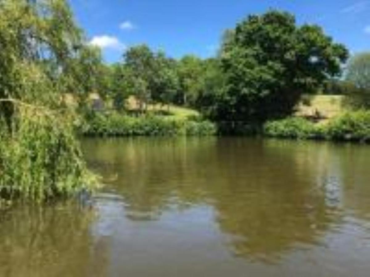 Snug & Secluded Lakeside Shepherds Hut 'Carp' Uckfield Bagian luar foto